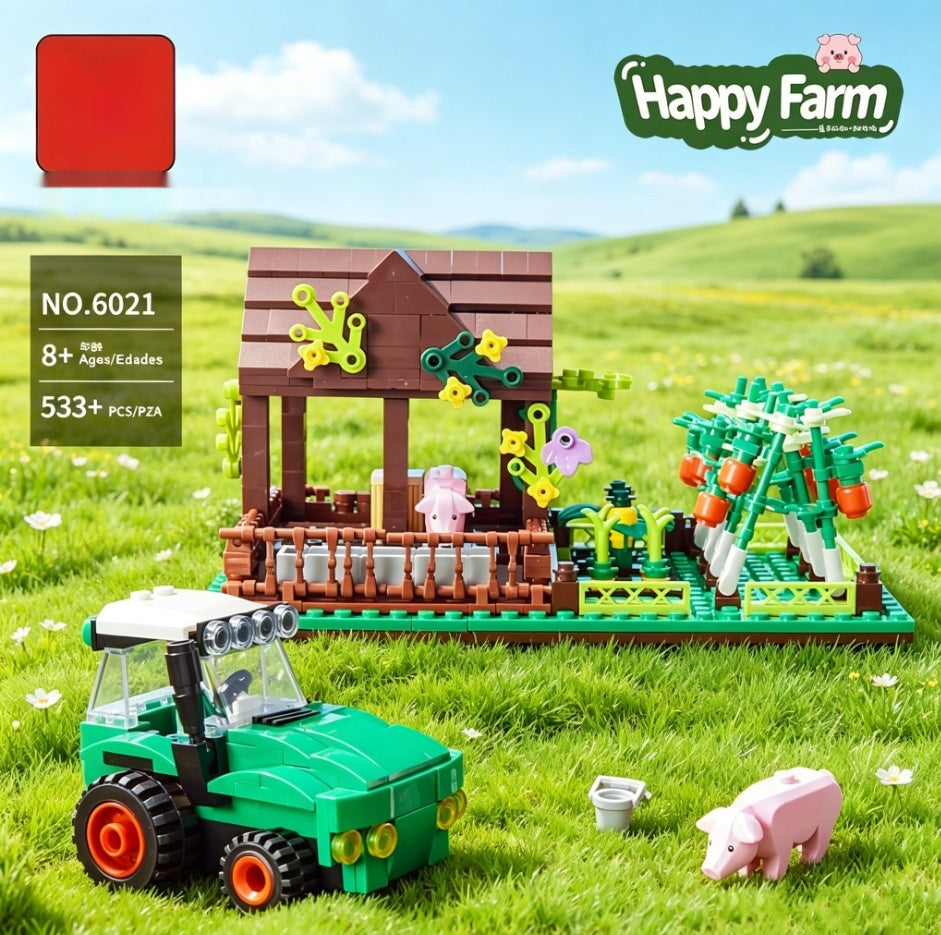 Scène de simulation Farm Little Paradise Modèle Ornement
