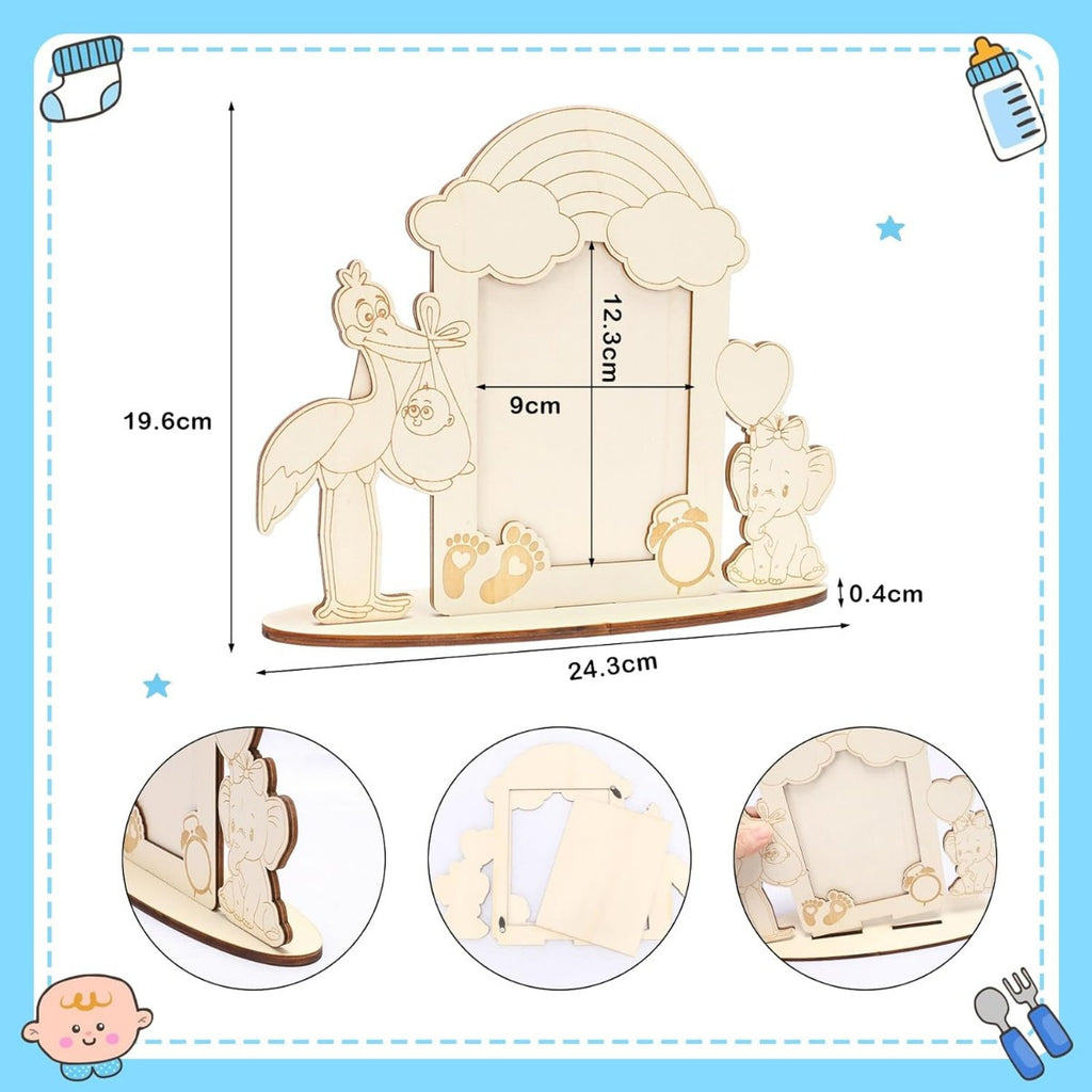 Décorations de soirée et accessoires—Bienvenue Accueil Cadre photo cadeau bébé