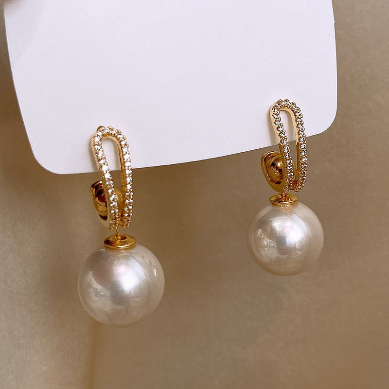 Multiples façons de porter des boucles d'oreilles perles Earrops Exquisite des femmes