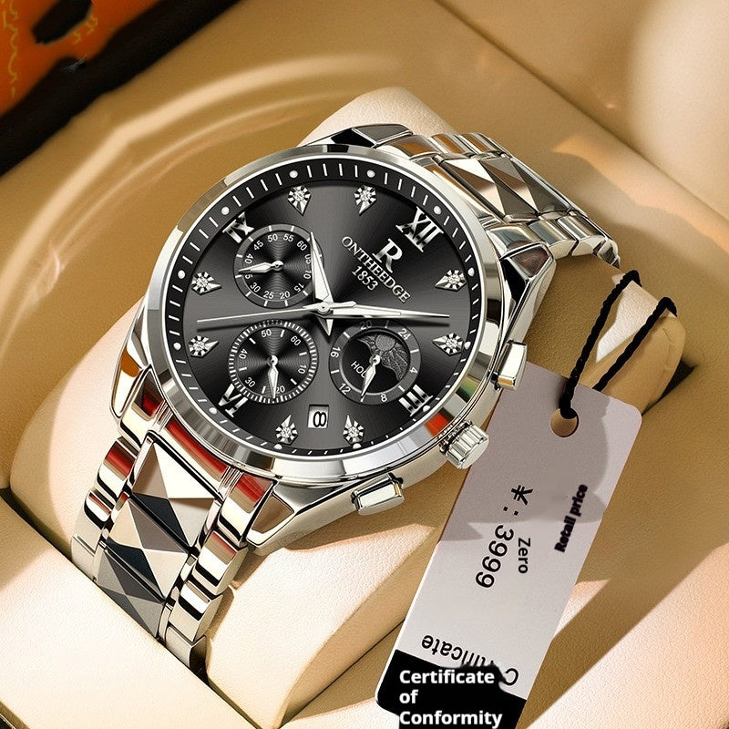 Imperméable Tungsten Steel Quartz Business Watch