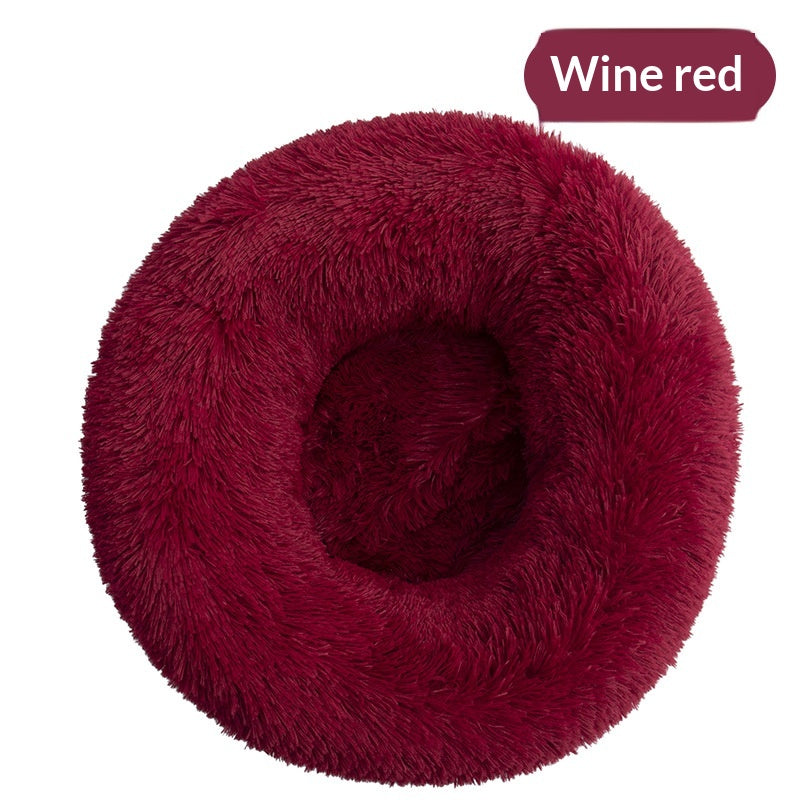 Lit de chien amovible et lavable Détachable Lit de chat en peluche