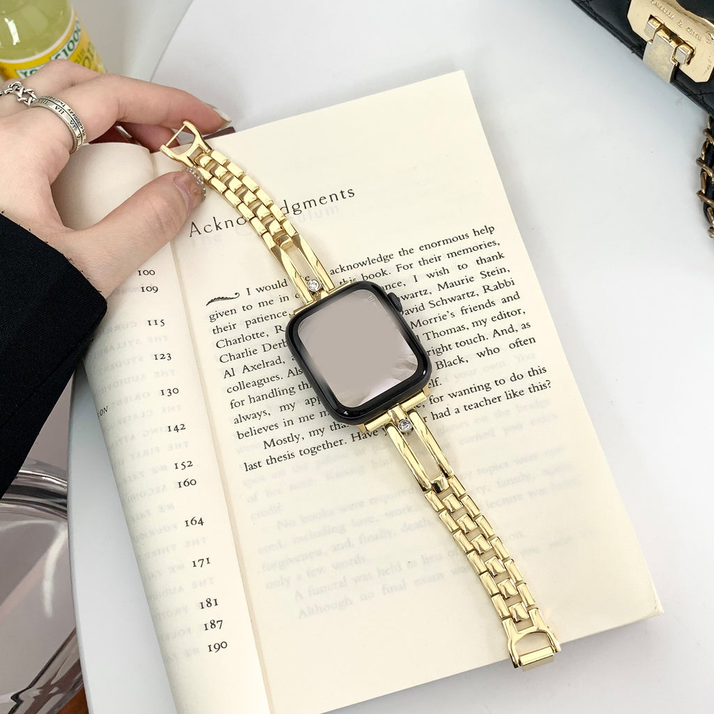 Bracelet de montre mince à chaîne de petite fragrance