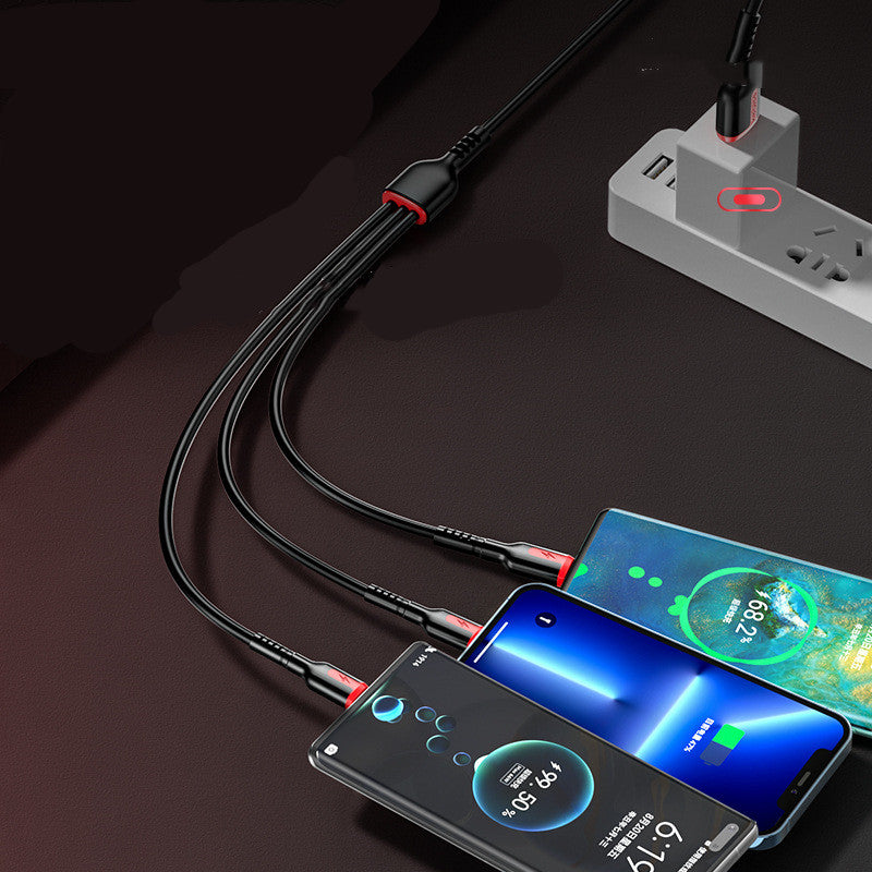 Câble de données à charge rapide One Drag Three 66W Braided USB