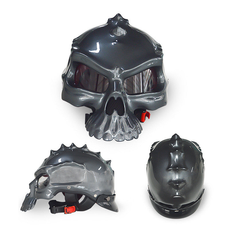 Casque Crâne Changement double face Porter Personnalité Casque Art