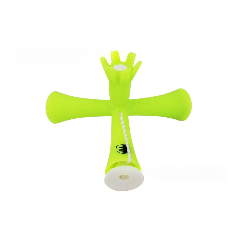 Ajustable Hauteur Portable Soft Rubber Ball Tee de golf pour empêcher la balle de s'envoler