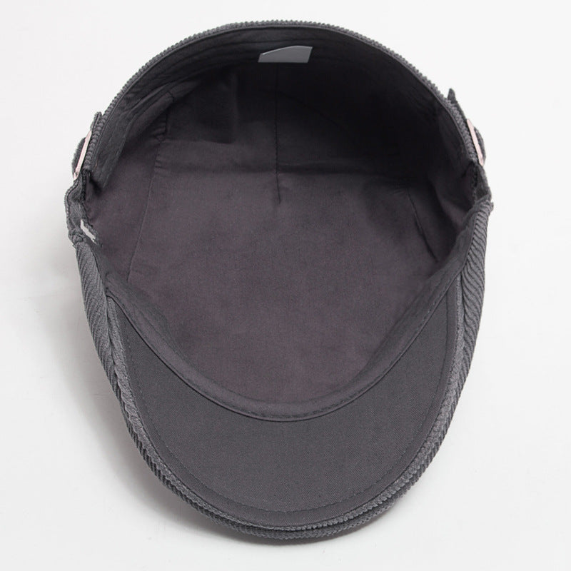 Corduroy d'automne et d'hiver avec deux chapeaux