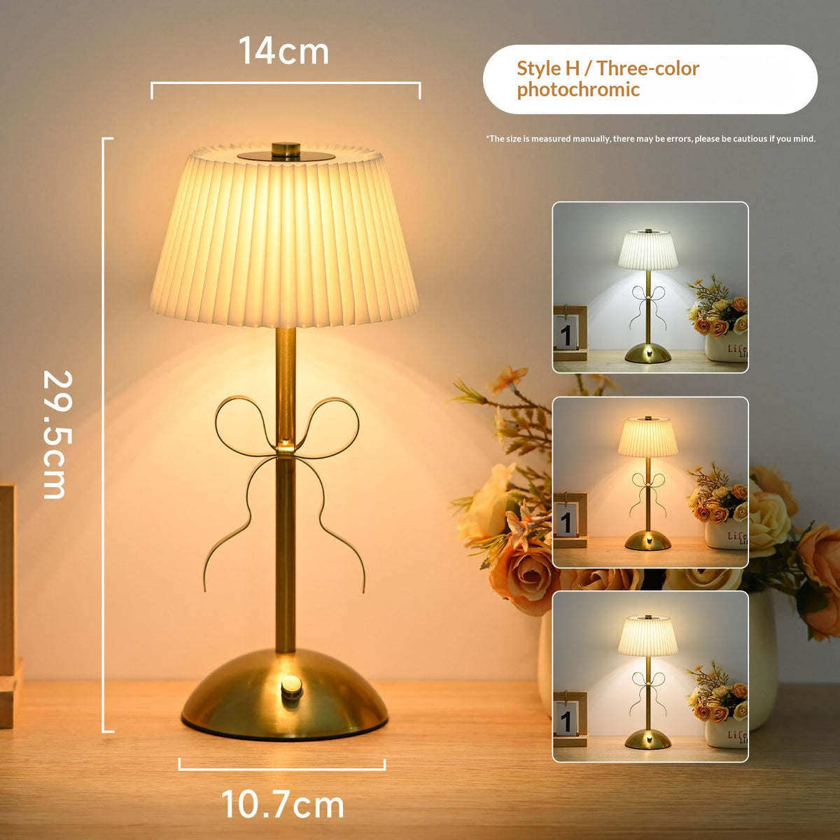 Lampe de charge d'atmosphère de bureau Bow-Tie