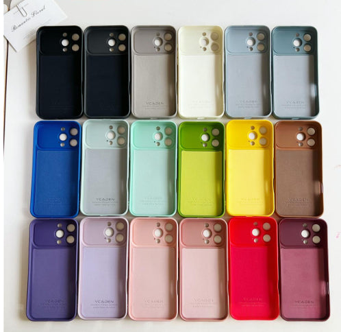 Boîtier de téléphone approprié Grande fenêtre Silicone résistant à la chute Étui de protection