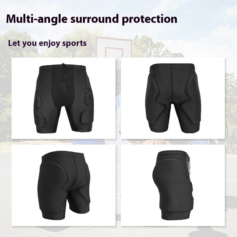 Short de protection de basketball pour les hommes Honeycomb Anti-collision Short sportif