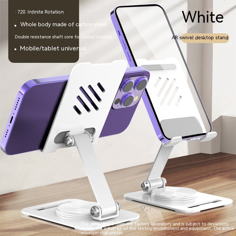 360 Degrees Rotate Metal Desk Support de téléphone mobile Support pour téléphone Pad Bureau réglable T