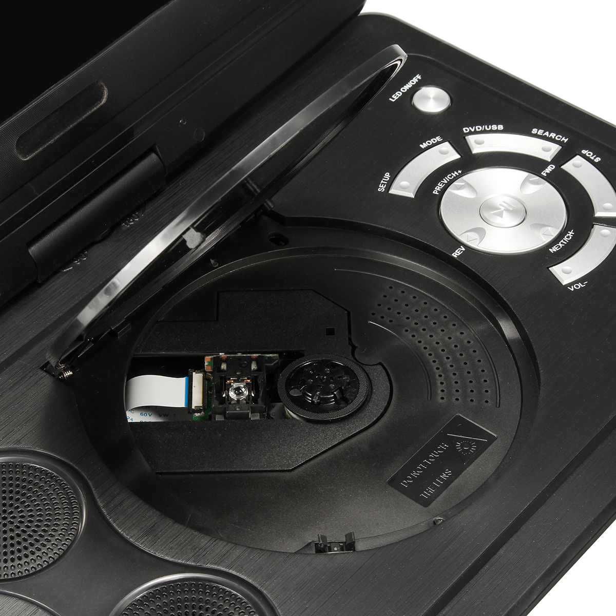 Lecteur EVDVD portable de 139 pouces