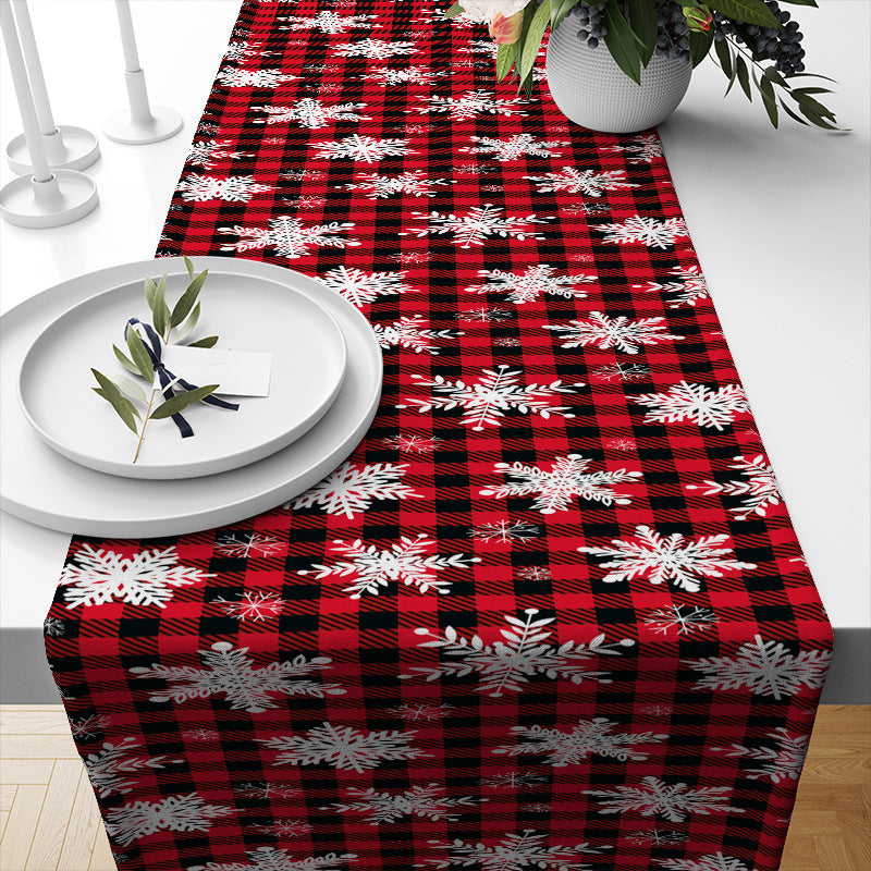 Table de Noël Runner Linge de restaurant isolé nappe