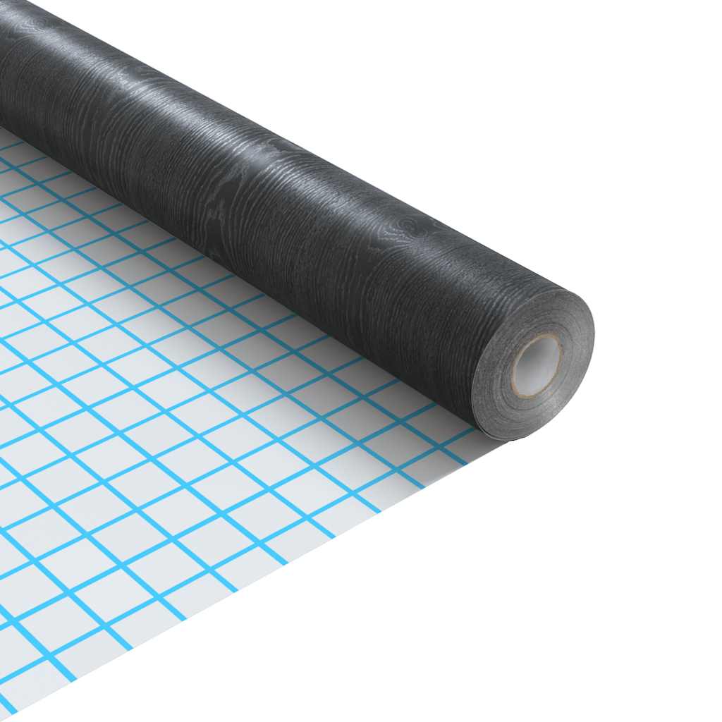Feuille de meubles autocollants en PVC foncé