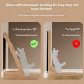 Bois massif droit Sisal Cat Scratching Postno Flaking