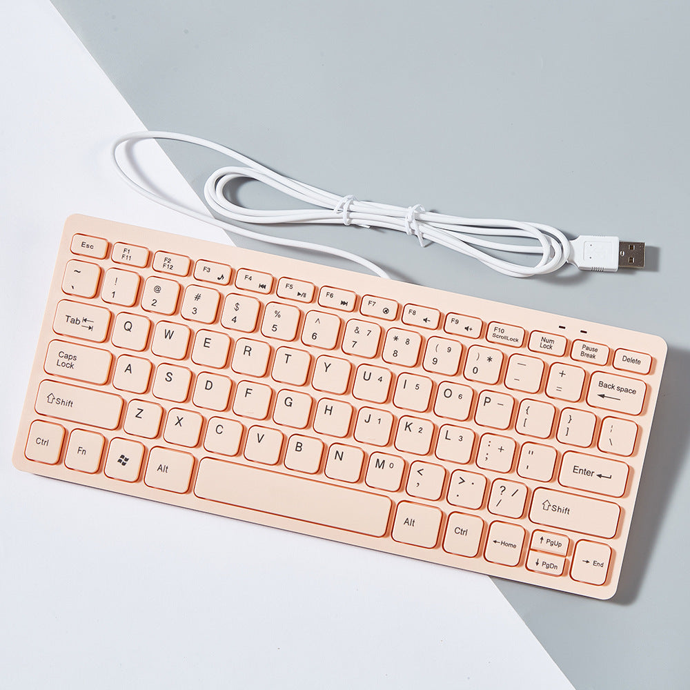 Ordinateur de bureau USB et bloc-notes Ordinateur Clavier filaire Mini Clavier sans bruit