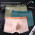 Hommes Summer Ice-silk Seamless Boxer Slips haute élasticité