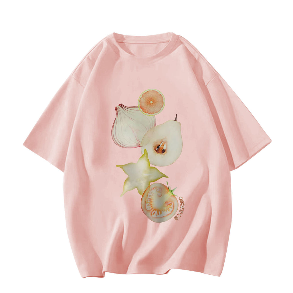Style de rue Designer-inspiration Niche Surdimensionné demi-vêtement Top
