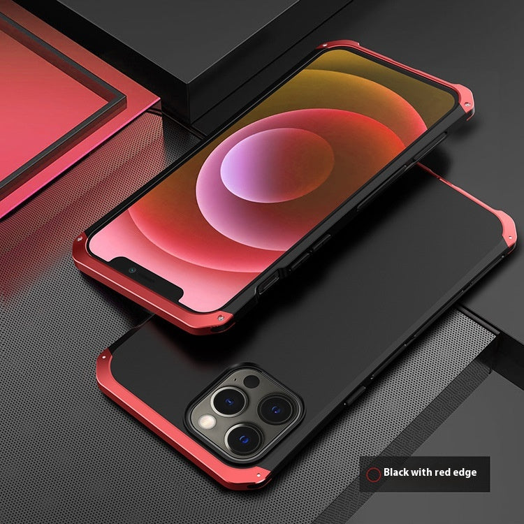 Étui de téléphone à vis métallique résistant à la chute