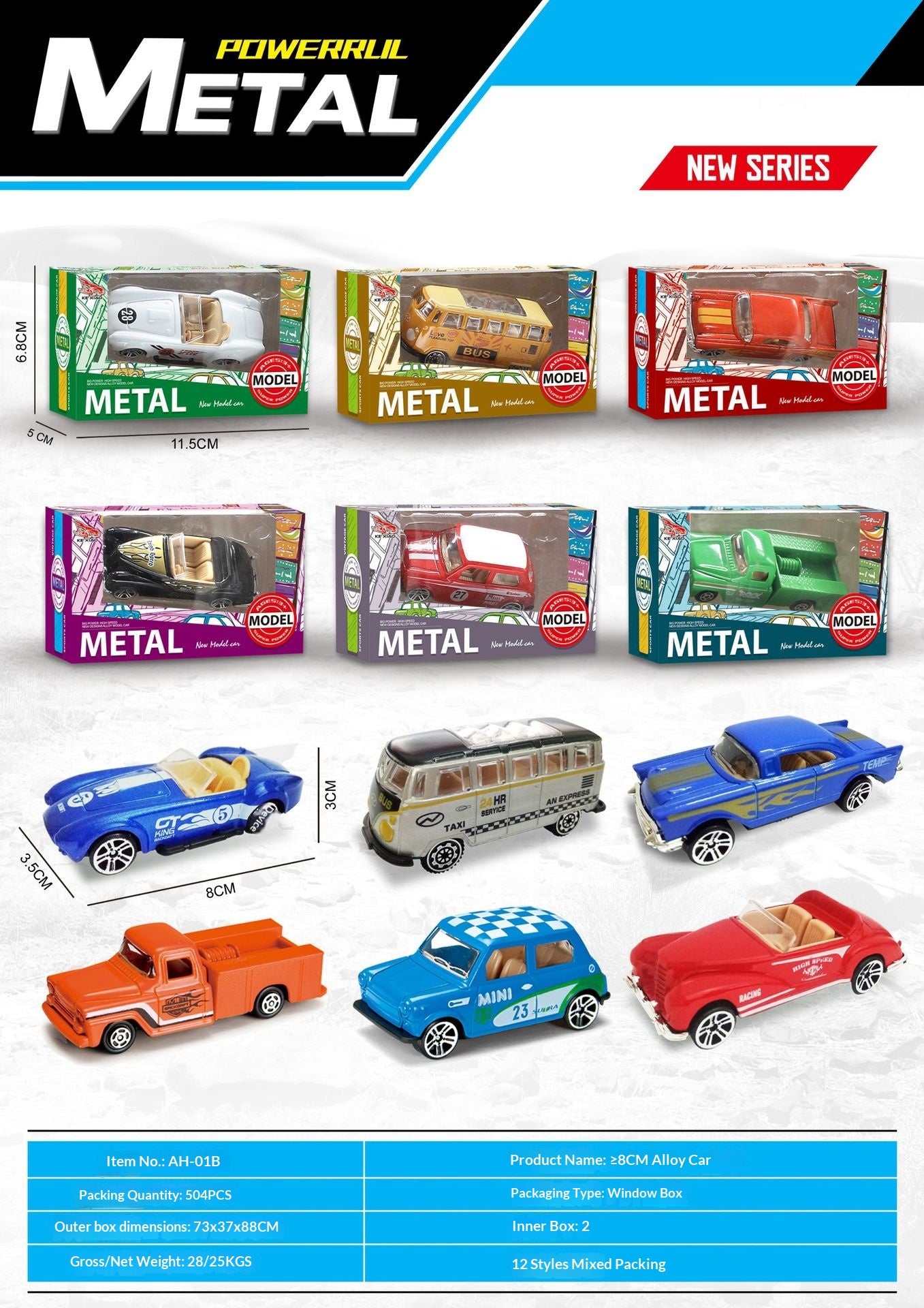 Modèle de véhicule d'ingénierie d'alliage de simulation Gliding Toy Car