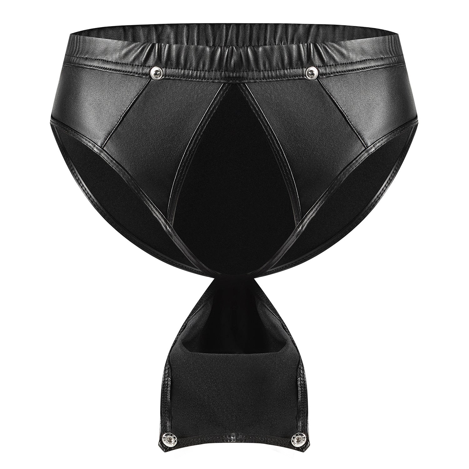 Slips en cuir mat pour hommes
