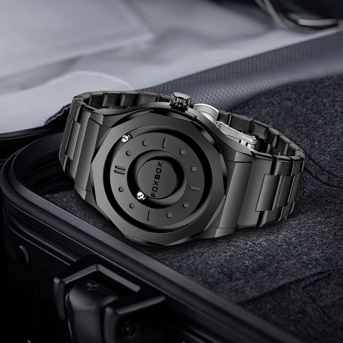 Créatif Personnalité magnétique Suspension Balle Montre Quartz