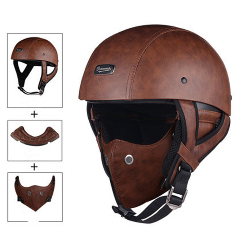 Casque de moto de batterie retro-pédale personnalisé