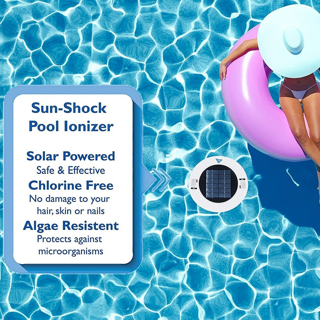 Purificateur solaire de piscine d'ions cuivre
