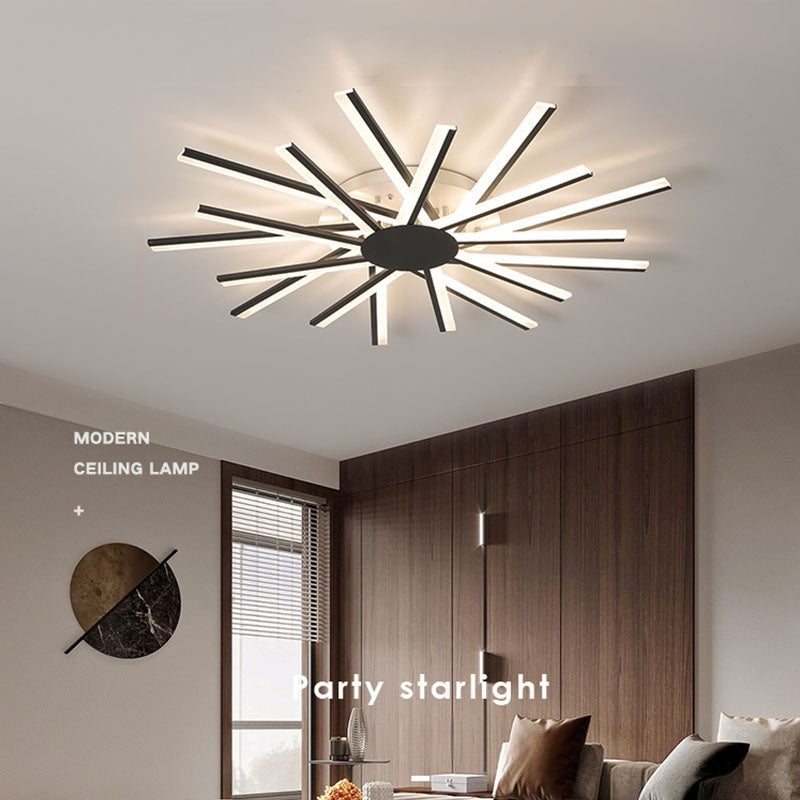 Lampe de plafond à LED moderne simple pour usage domestique