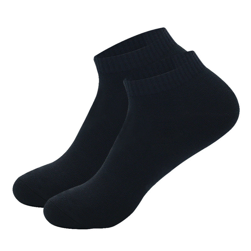 Hommes Coton Déodorant de couleur uni et Chaussettes à cheville absorbant la sueur