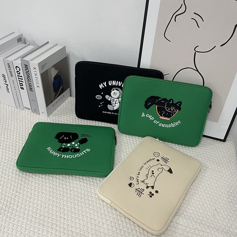 Coffret de protection de sac intérieur pour ordinateur portable mignon