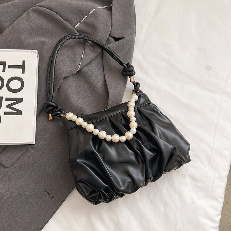 Sac en chaîne de perles ravagées pour femmes