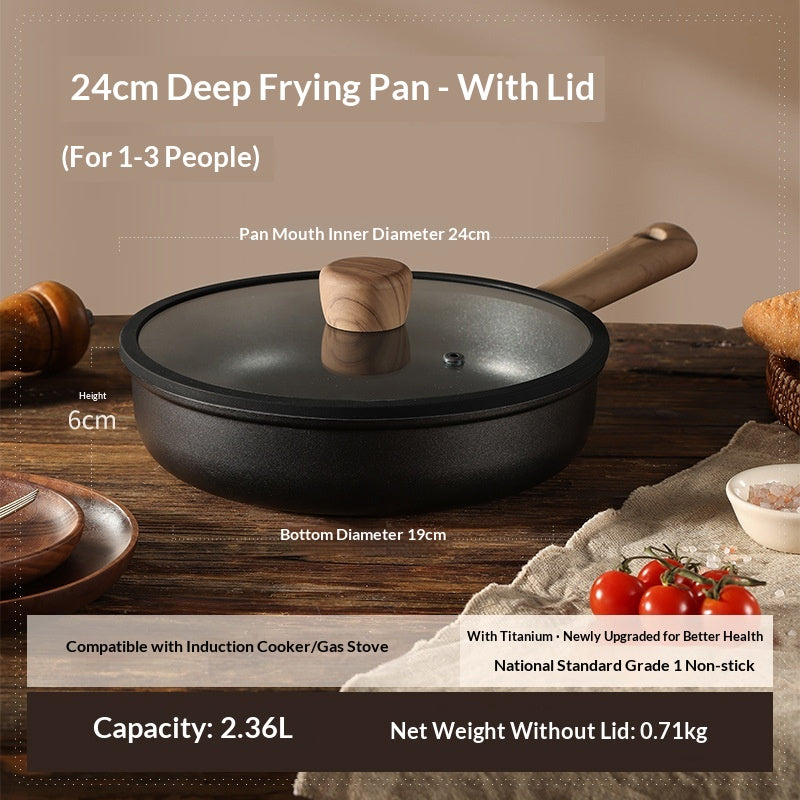 Pane antiadhésive Titanium Wok pour usage domestique