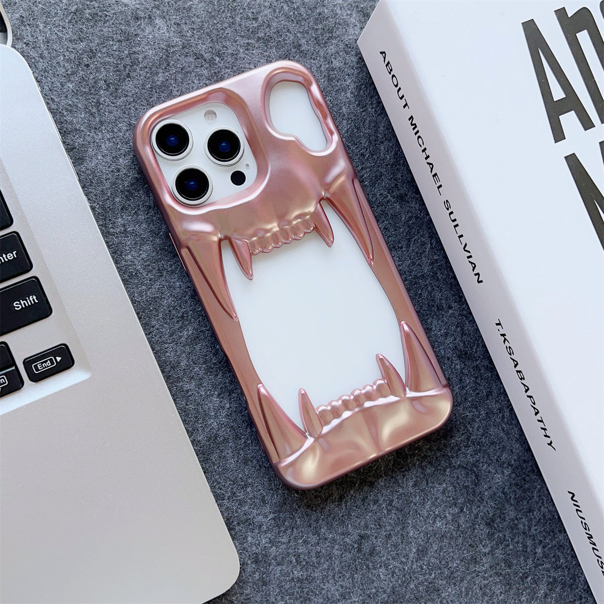 Tiger-Tooth Phone Case with 15 Cutouts