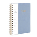 Anglais complet 365 jours Coil Calendrier annuel Plan étudiant Cahier