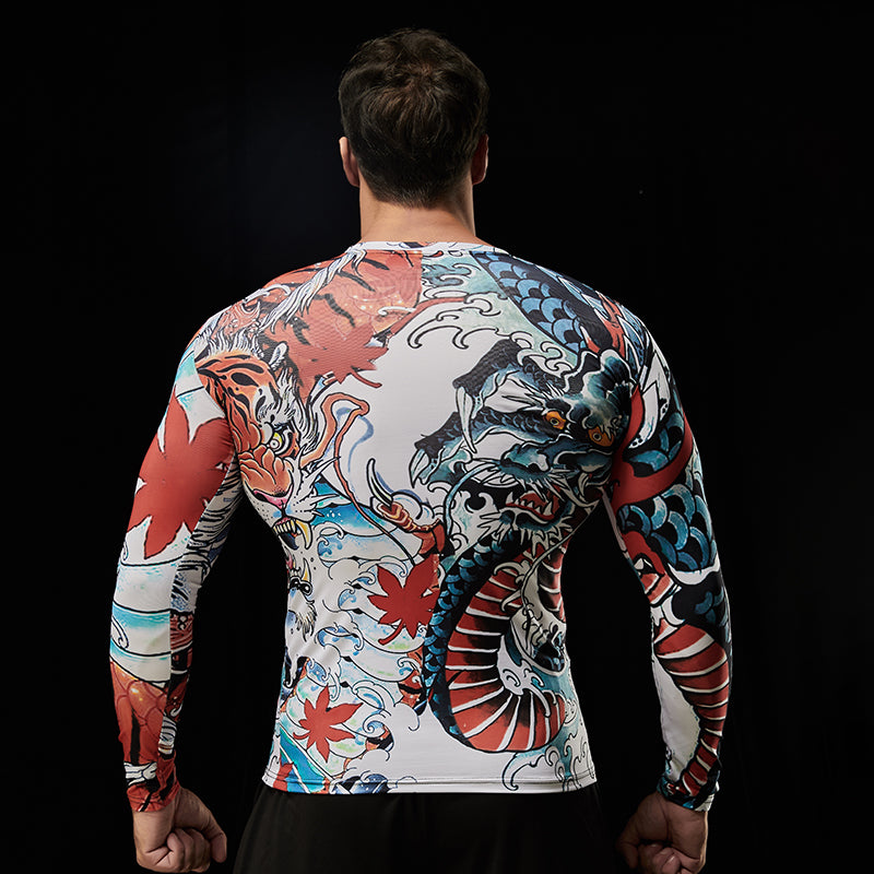 Courir Basketball vêtements de séchage rapide haute élastique respirant longues manches