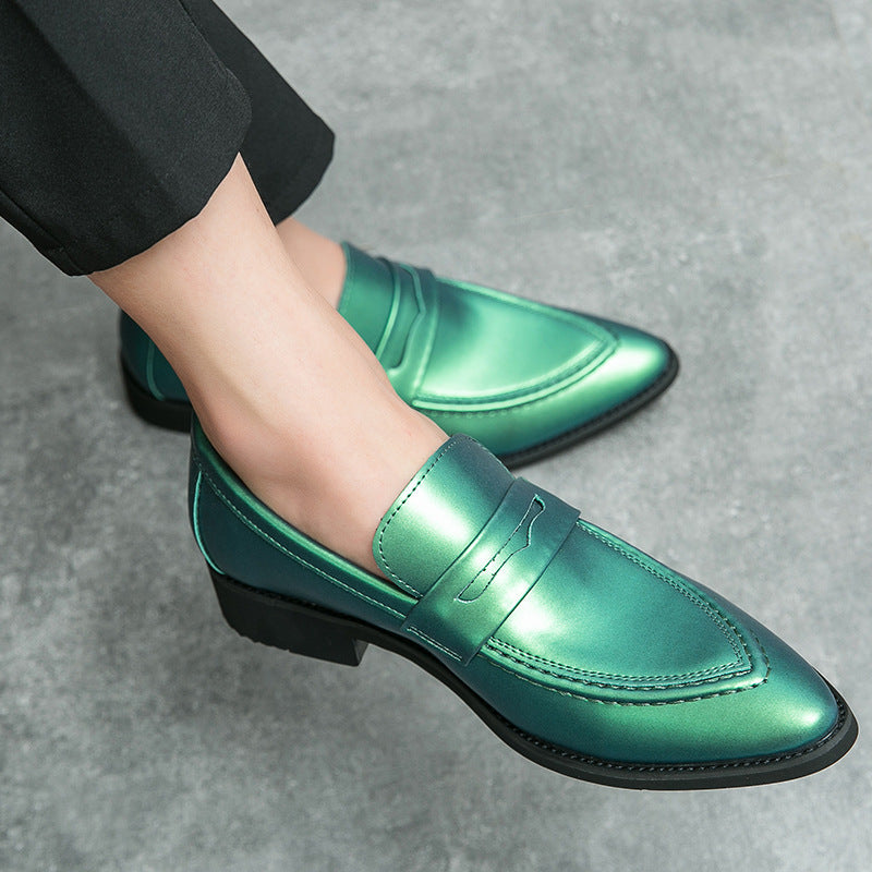 Chaussures pour hommes, Chaussures pointues, Mocassins coréens de style britannique
