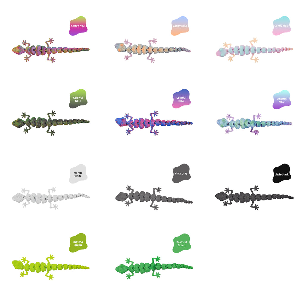 Jouet Gecko Fidget imprimé 3D