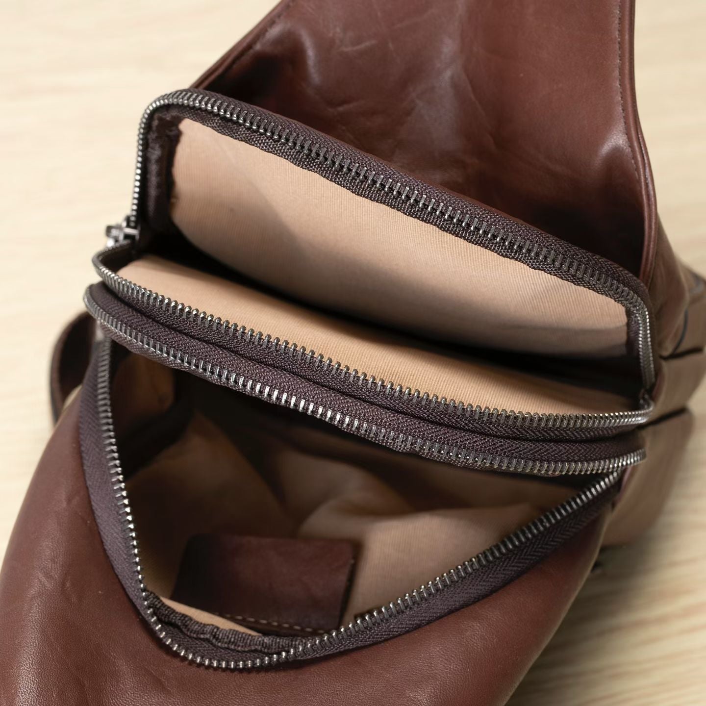 Multifonctionnel Retro Epaule Crossbody Versatile Casual Sling véritable cuir Sophistica