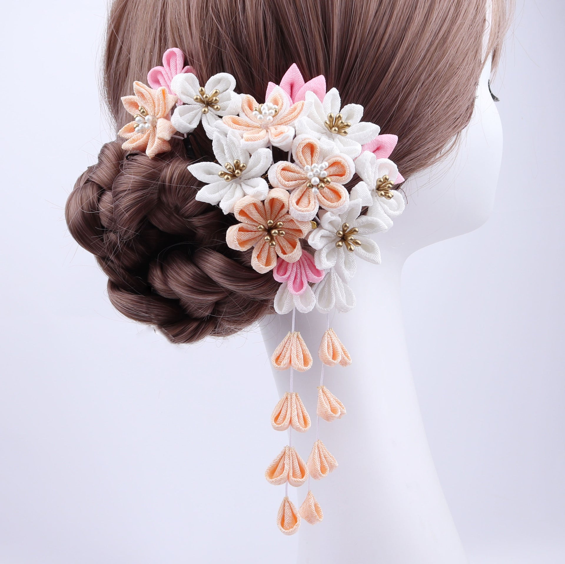Peigne pour cheveux de style japonais Kimono Vintage