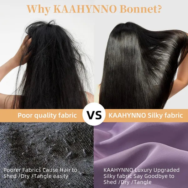 Bonnet en soie pour femmes endormies