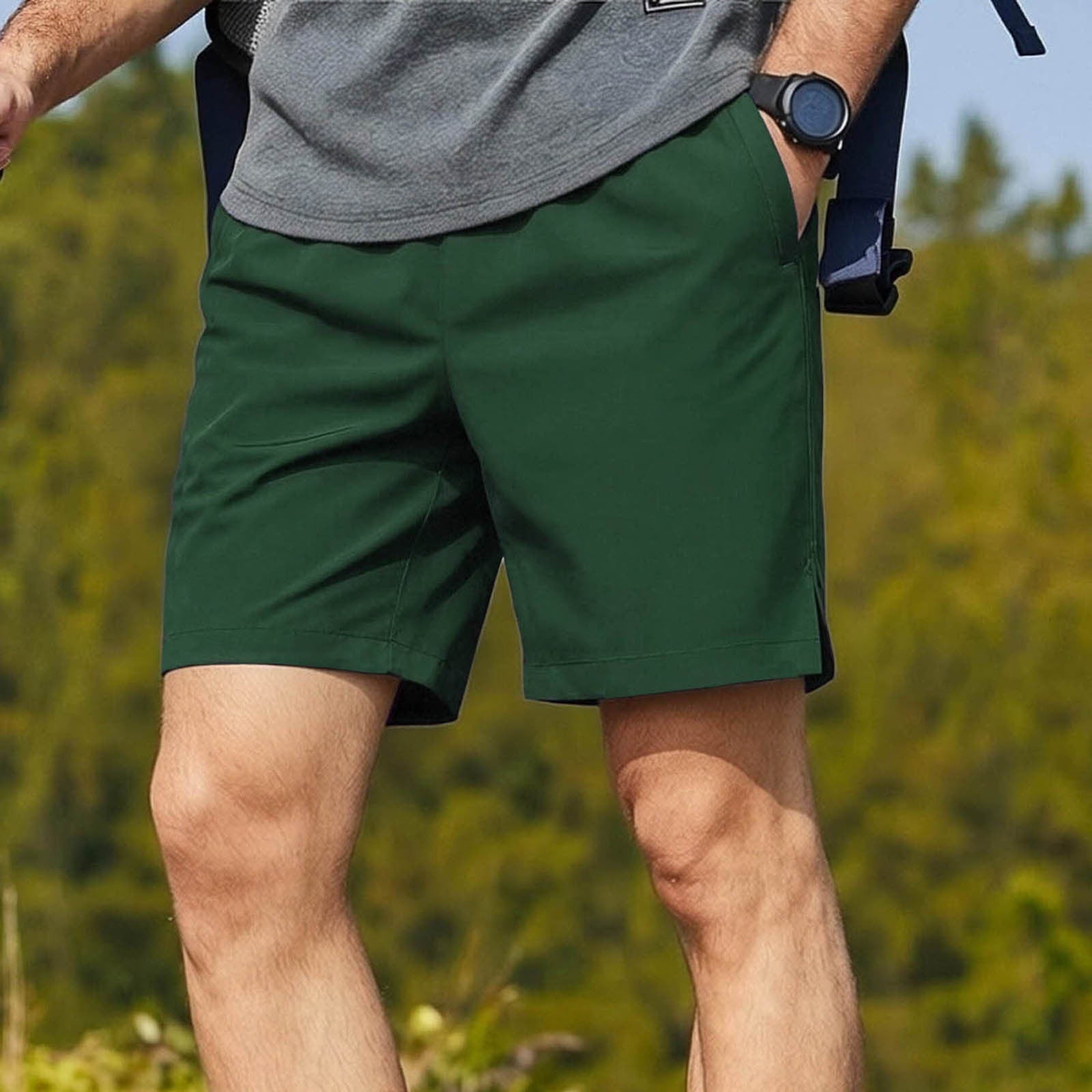 Short à manches rapides sorbant la sueur fraîche de l'été plus grande