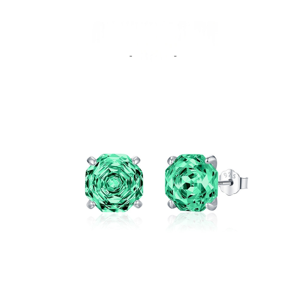 Boucles d'oreilles en diamant brillant taille rose Unisex Accessoire