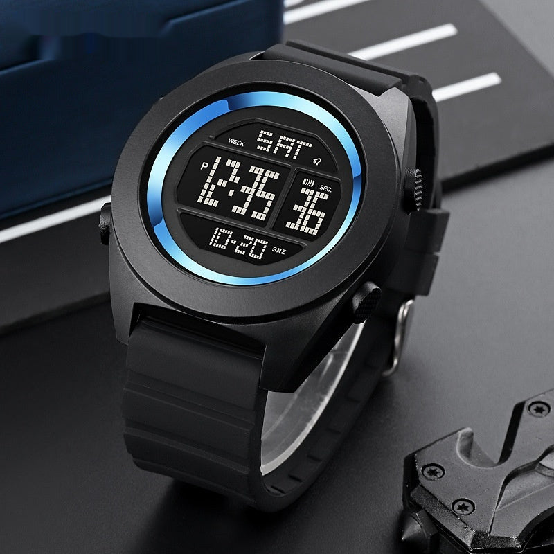 Outdoor Mode Waterproof Multifonctional Sports Student Electronic Watch