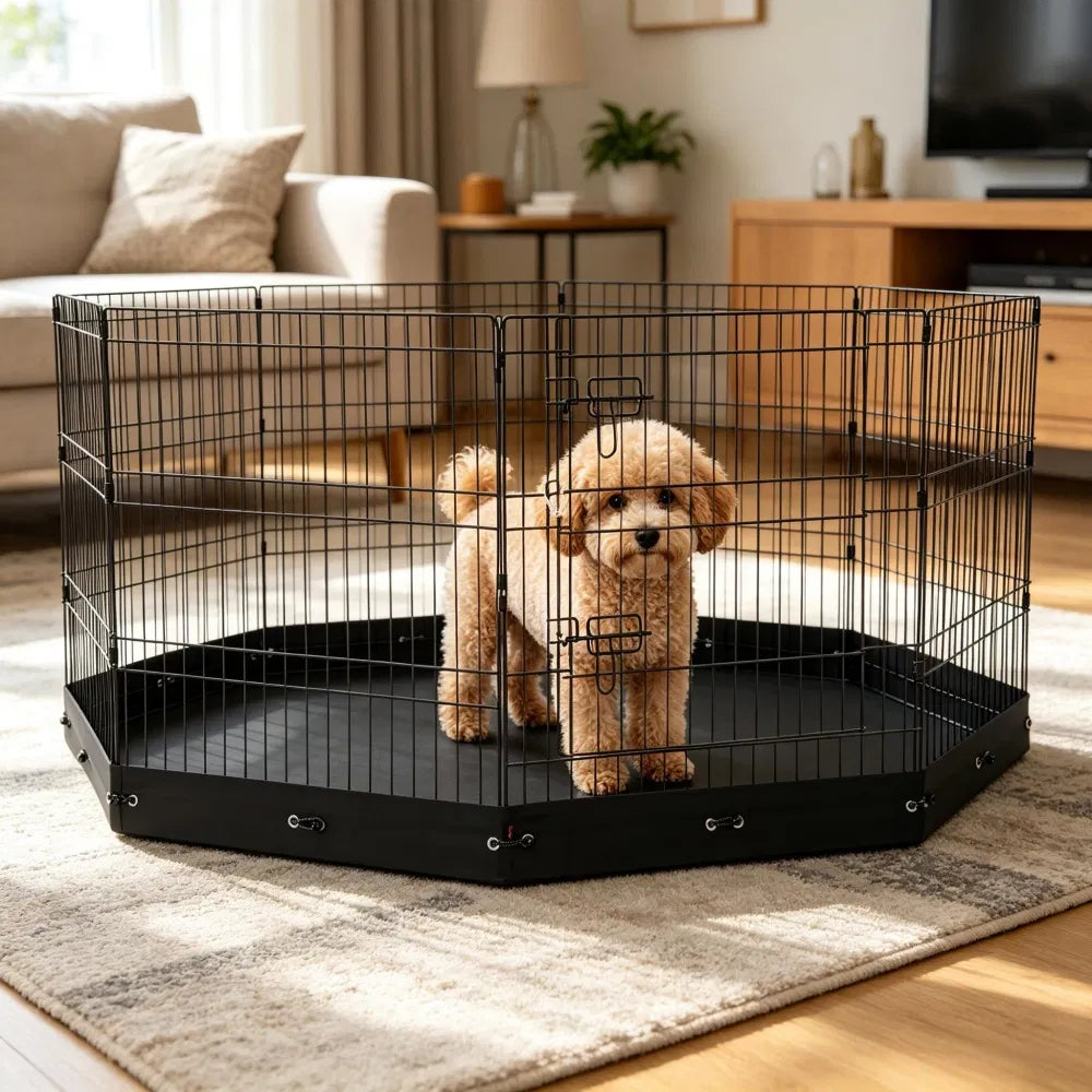 Maison de chien avec facile à nettoyer et espace-sauvegard pour l'extérieur