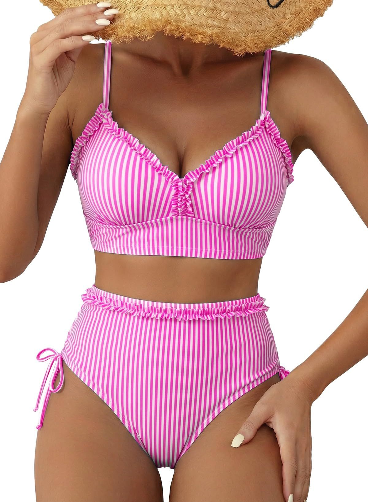 Femmes Patchwork Top et Shorts Bikini Set