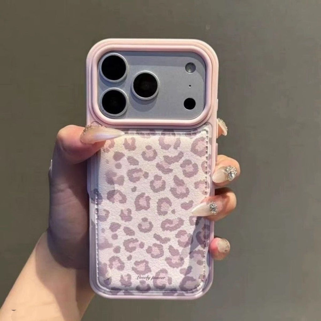 Leopard-print Cute 17 Pro Max affaire de téléphone