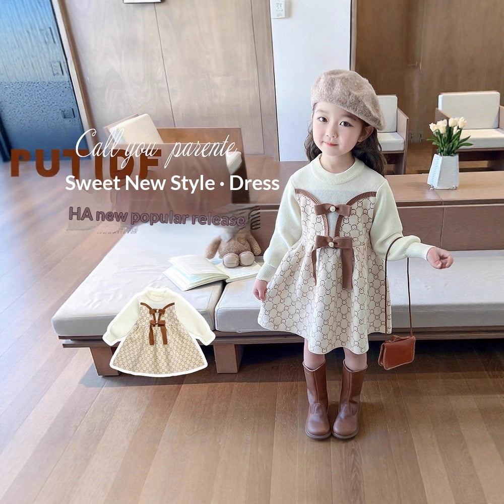 Robe standard élégante pour Sweet Little Girls