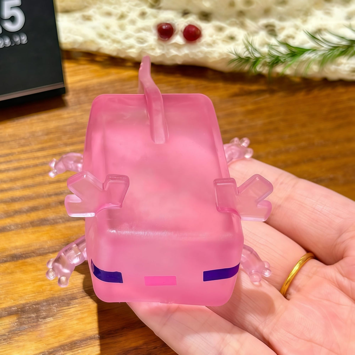 1Pc Axolotl Cube balle de stress
