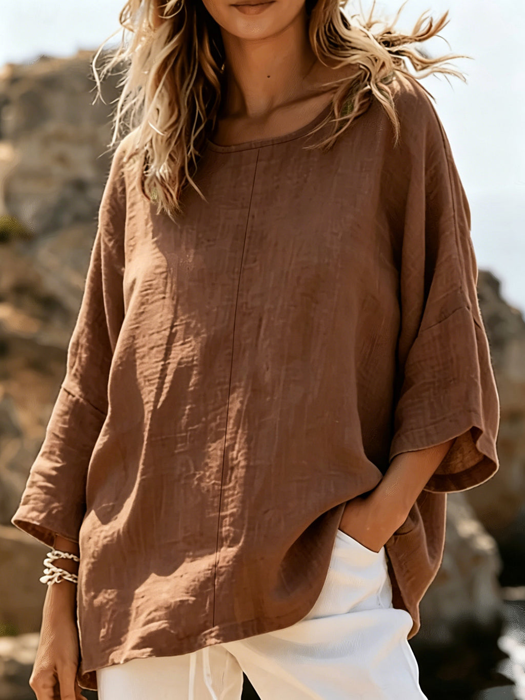 PrintempsÉté Femmes Casual Tops
