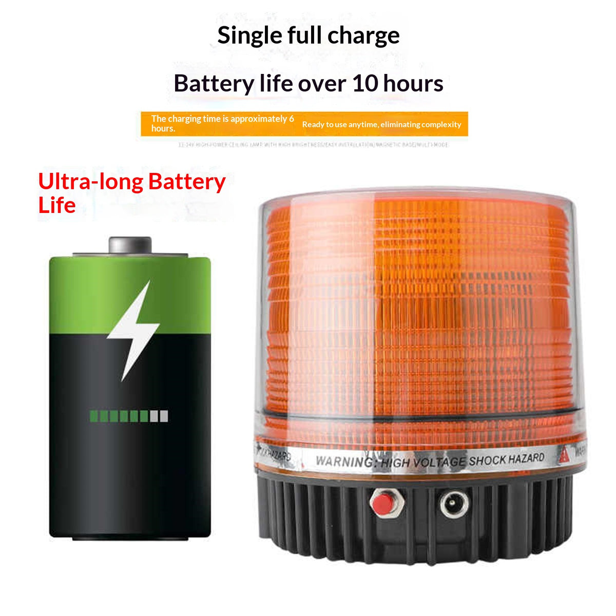 Flashs d'avertissement rechargeables pour automobile